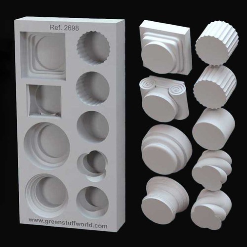 Silicone molds columns - silicone,