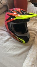 Fox Racing V1 Emotion Helmet MX24 Fluorescent Red