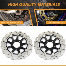 For Suzuki Pair Wavy Front Brake Discs Rotors GSF 600 Bandit 95 96-04 Bandit 600