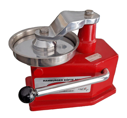 Manual burger press - burger, hamburger