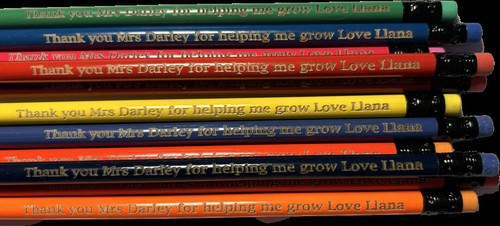 Personalised neon pencils - hb,
