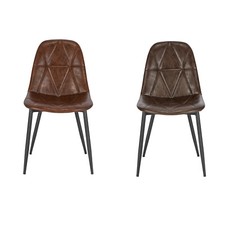 2/4/6x Dining Chairs Faux