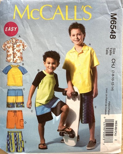 Mccall m6548 boys shirt - mccall’s,