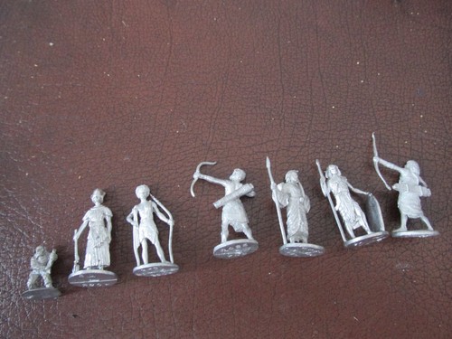 Lead figure group fantasy - lead,