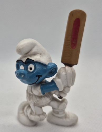 Cricketer smurf vintage peyo - smurf.,