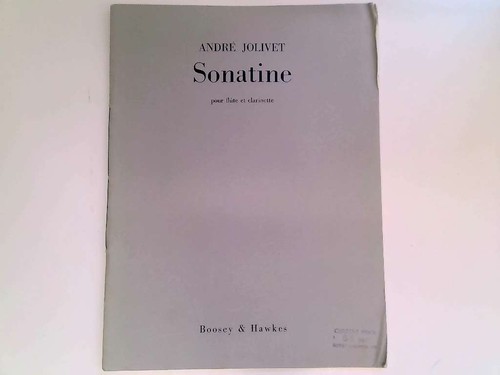 Sonatine for flute - for, and