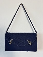 Vintage navy blue evening - blue,