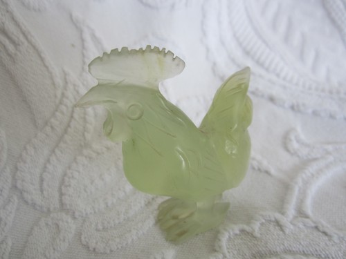 Chinese green jade carved - chinese,