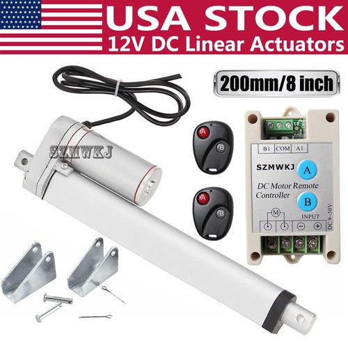 12v linear actuator - dc, 8"