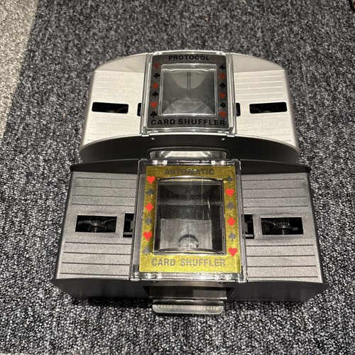 Playing card shuffler - playing,