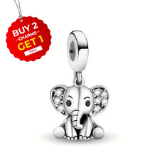 Elephant Pendant S925 Sterling Silver  for Women