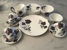 17 Mixed Pieces Of Royal Albert - Masquerade Design - China