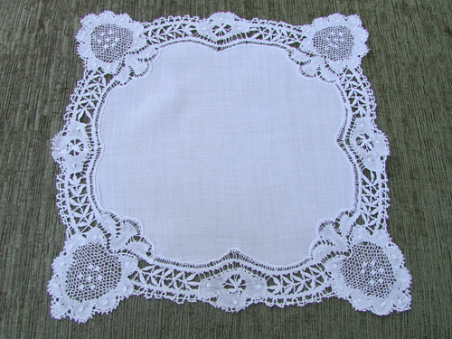Antique heirloom very old lace - antique,