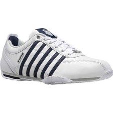 K-Swiss Arvee 1.5 Mens White Blue Lace Up Trainers Shoes Size UK 8-12
