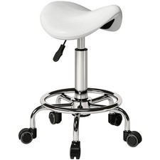 Homcom saddle chair rolling - chair,,