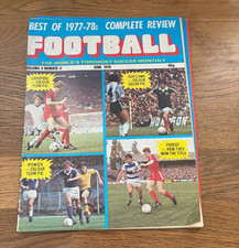 Vintage Football Magazine - 1978 | Classic Soccer Monthly | Retro Collectible.