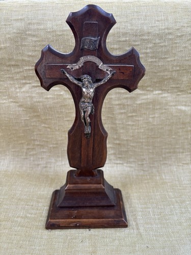 French lourdes altar crucifix - lourdes,