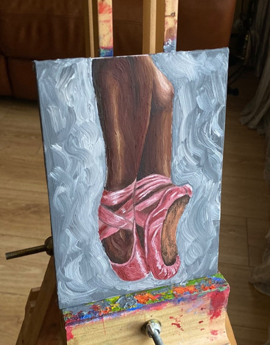 Oil painting self made - painting,