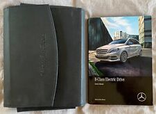 MERCEDES B CLASS B250e ELECTRIC W246 2014-2018 OWNERS MANUAL HANDBOOK WALLET H86