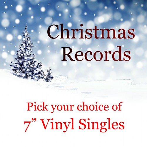 Christmas vinyl singles - christmas,