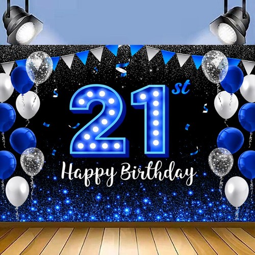21st birthday party backdrop - 21st,
