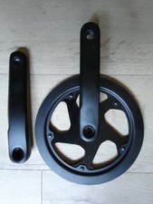 Samox single ring chainset, crankset 48T, square taper. cranks