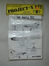 Project-X 1:72 The Fairey FD.1 Vacform kit PX 005 *Sealed Bag*
