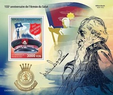 THE SALVATION ARMY (TSA) Charity William Booth Stamp Sheet 2 2020 Central Africa