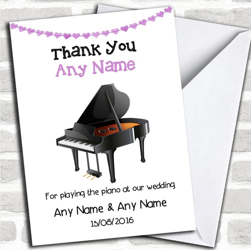 Thank you for playing piano - thank, at
