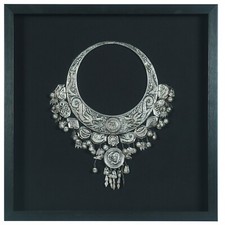 Tribal Grand Necklace Shadow Box Wall Décor