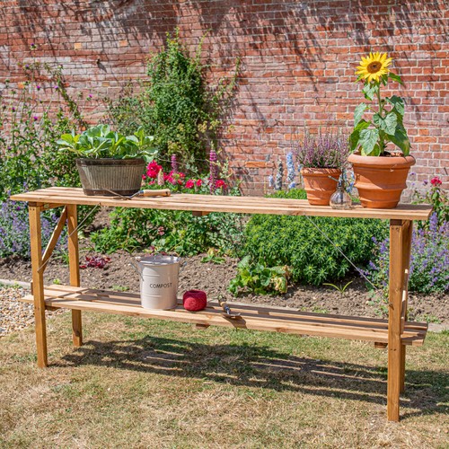Natural wooden slatted easy - slatted,
