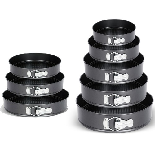 Set 5 round cake tin - set,