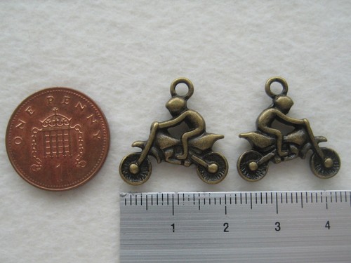 Tibetan bronze motorbike - x,