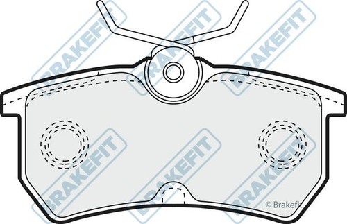 Apec blue rear brake pad - brake,