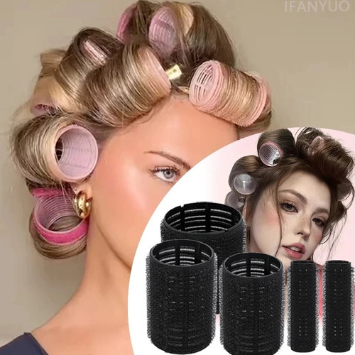8pcs hair rollers self grip - rollers,