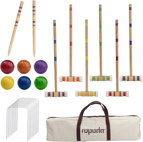 Ropoda six player croquet set - ropoda,