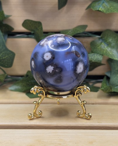 Stunning blue flower agate - stunning,