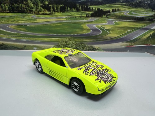 Hot wheels ferrari 348 - hot, yellow