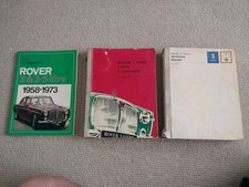 Vintage Books ROVER P5 3 LITRE Parts And Workshop Manuals Saloon Coupe   