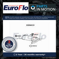 Exhaust Back / Rear Box fits NISSAN 350Z Z33 3.5 02 to 09 EuroFlo 20100CD700 New