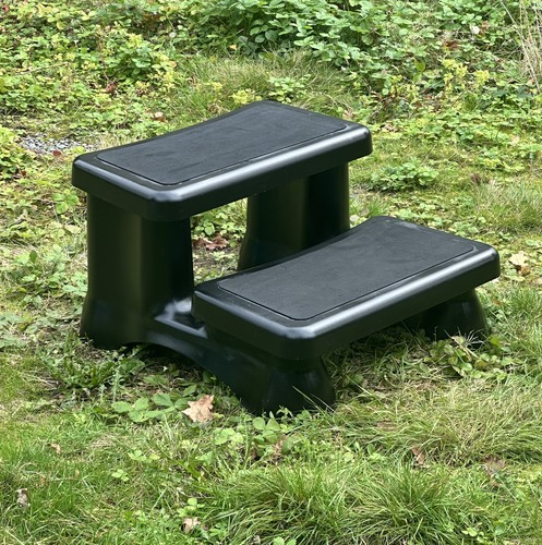 Hot tub steps curved for - curved,