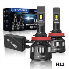 2x H8 H11 LED Headlight Bulbs