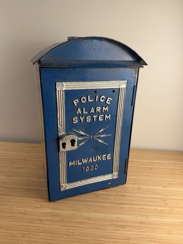 Antique milwaukee police call - antique,