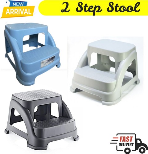 Double step stool - double, non