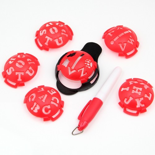 Mark golf ball stencil - mark,