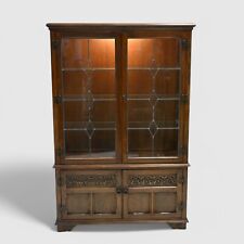Old Charm Display Cabinet Lower Cupboard Tudor Brown  FREE Nationwide Delivery*