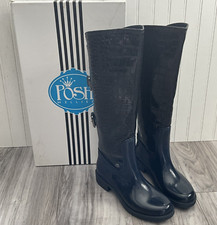 Women's Posh Wellies Navy Croc