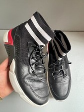 mens Skechers Mark Nason Block Varsity black red sock fit shoes uk 6 eur 39.5