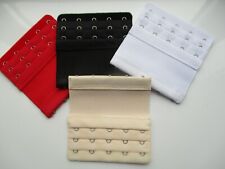 BRA EXTENDER WITH ELASTIC 5 HOOK 3 POSITION ELASTIC Bra Extension Various Colour
