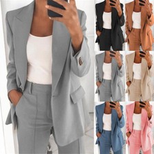 Plus Size Women Blazer Suit